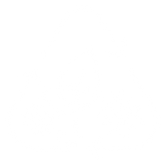 Recycling symbol with leaf icon representing eco-friendly recycled French linen textiles.